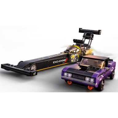 LEGO 76904 Speed Champions Mopar Dodge//SRT Top Fuel Dragster i 1970 Dodge Challenger T/A – zdjęcie
