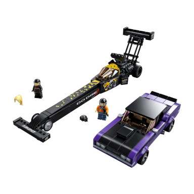 LEGO 76904 Speed Champions Mopar Dodge//SRT Top Fuel Dragster i 1970 Dodge Challenger T/A – zdjęcie