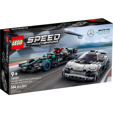 LEGO 76909 Speed Champions Mercedes-AMG F1 W12 E Performance i Mercedes-AMG ONE – zdjęcie