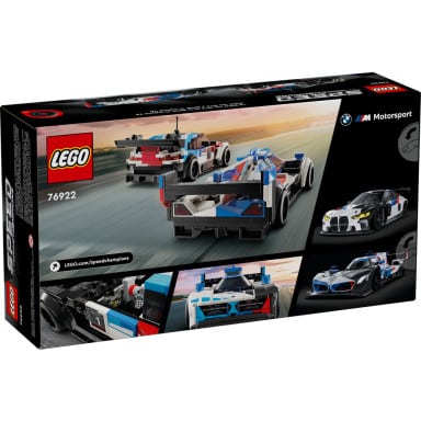 LEGO 76922 Speed Champions Samochody wyścigowe BMW M4 GT3 & BMW M Hybrid V8 – zdjęcie