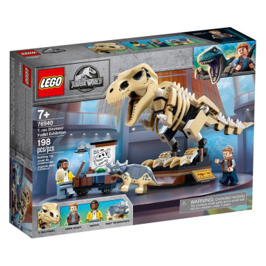 LEGO 76940 Jurassic World Wystawa skamieniałości tyranozaura – zdjęcie