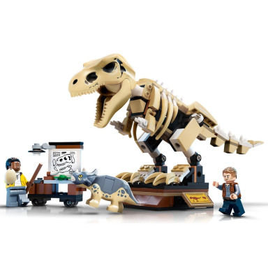 LEGO 76940 Jurassic World Wystawa skamieniałości tyranozaura – zdjęcie