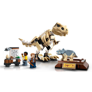 LEGO 76940 Jurassic World Wystawa skamieniałości tyranozaura – zdjęcie
