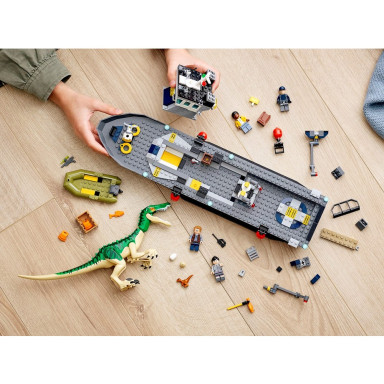 LEGO 76942 Jurassic World Barionyks i ucieczka łodzią – zdjęcie
