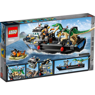 LEGO 76942 Jurassic World Barionyks i ucieczka łodzią – zdjęcie
