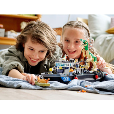 LEGO 76942 Jurassic World Barionyks i ucieczka łodzią – zdjęcie