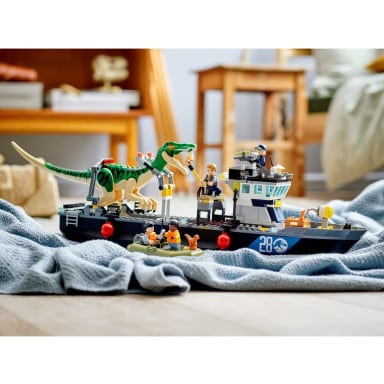 LEGO 76942 Jurassic World Barionyks i ucieczka łodzią – zdjęcie