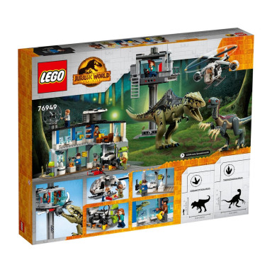 LEGO 76949 Jurassic World Atak giganotozaura i terizinozaura – zdjęcie