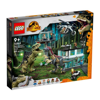 LEGO 76949 Jurassic World Atak giganotozaura i terizinozaura – zdjęcie