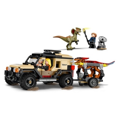 LEGO 76951 Jurassic World Transport pyroraptora i dilofozaura – zdjęcie