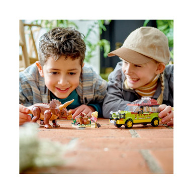 LEGO 76959 Jurassic World Badanie triceratopsa – zdjęcie