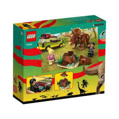 LEGO 76959 Jurassic World Badanie triceratopsa – zdjęcie
