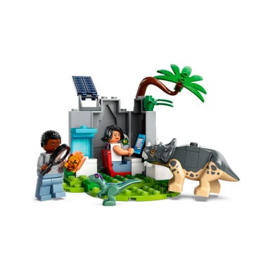 LEGO 76963 Jurassic World Centrum ratunkowe dla małych dinozaurów – zdjęcie
