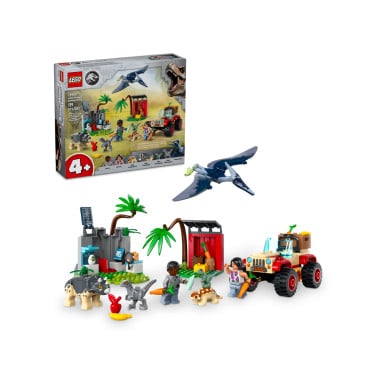 LEGO 76963 Jurassic World Centrum ratunkowe dla małych dinozaurów – zdjęcie