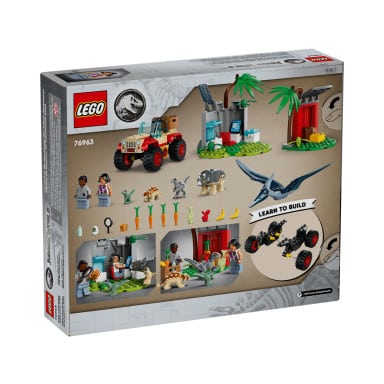 LEGO 76963 Jurassic World Centrum ratunkowe dla małych dinozaurów – zdjęcie