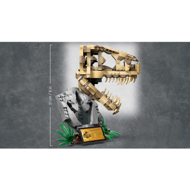 LEGO 76964 Jurassic World Szkielety dinozaurów — czaszka tyranozaura – zdjęcie