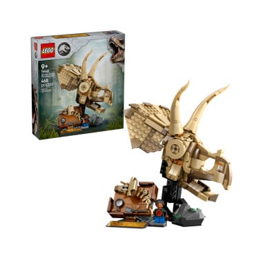 LEGO 76969 Jurassic World Szkielety dinozaurów: czaszka triceratopsa – zdjęcie