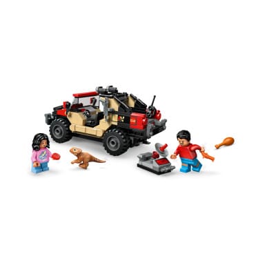 LEGO 76972 Jurassic World Ucieczka terenówką przed raptorem – zdjęcie