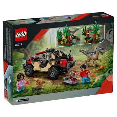 LEGO 76972 Jurassic World Ucieczka terenówką przed raptorem – zdjęcie