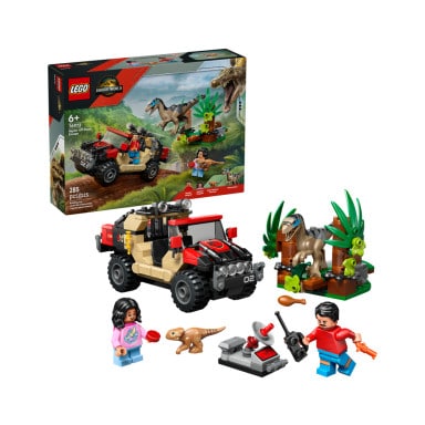 LEGO 76972 Jurassic World Ucieczka terenówką przed raptorem – zdjęcie