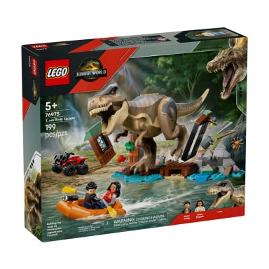 LEGO 76975 Jurassic World Ucieczka rzeką przed tyranozaurem – zdjęcie