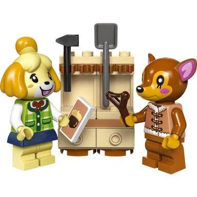 LEGO 77049 Animal Crossing Odwiedziny Isabelle – zdjęcie