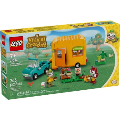 LEGO 77054 Animal Crossing Leif i jego karawan oraz sklep ogrodniczy – zdjęcie