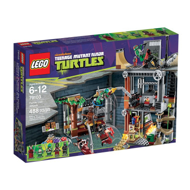 LEGO 79103 Teenage Mutant Ninja Turtles Atak na jaskinię żółwi – zdjęcie