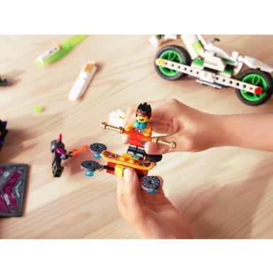 LEGO 80006 Monkie Kid Motocykl Biały Smok – zdjęcie