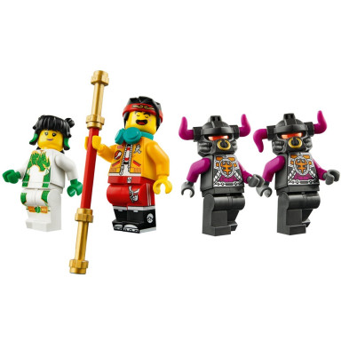 LEGO 80006 Monkie Kid Motocykl Biały Smok – zdjęcie