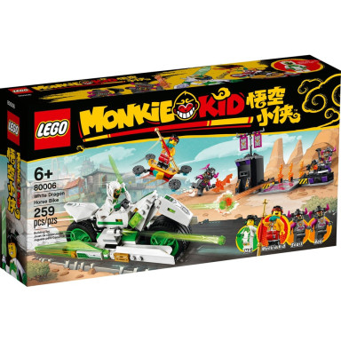 LEGO 80006 Monkie Kid Motocykl Biały Smok – zdjęcie