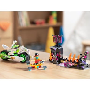 LEGO 80006 Monkie Kid Motocykl Biały Smok – zdjęcie
