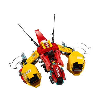 LEGO 80008 Monkie Kid Odrzutowiec Monkie Kida – zdjęcie