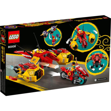 LEGO 80008 Monkie Kid Odrzutowiec Monkie Kida – zdjęcie