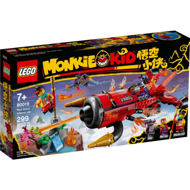 LEGO 80019 Monkie Kid Piekielny odrzutowiec Red Sona – zdjęcie
