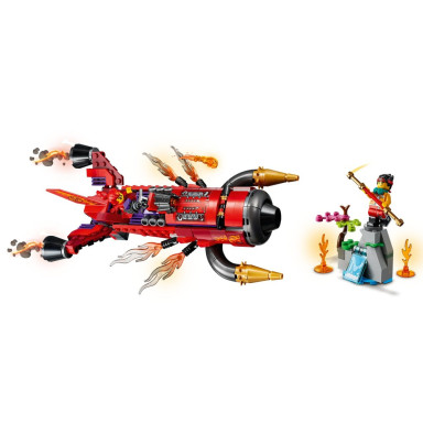 LEGO 80019 Monkie Kid Piekielny odrzutowiec Red Sona – zdjęcie