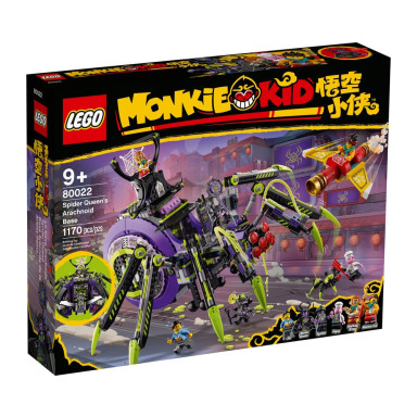 LEGO 80022 Monkie Kid Baza arachnoidów Spider Queen – zdjęcie