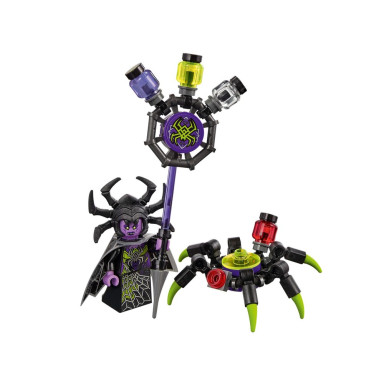 LEGO 80022 Monkie Kid Baza arachnoidów Spider Queen – zdjęcie