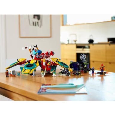 LEGO 80023 Monkie Kid Dronkopter ekipy Monkie Kida – zdjęcie