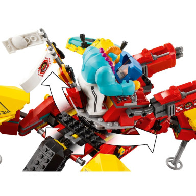 LEGO 80023 Monkie Kid Dronkopter ekipy Monkie Kida – zdjęcie
