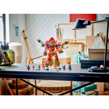 LEGO 80057 Monkie Kid Mech ognistego pierścienia Nezhy – zdjęcie