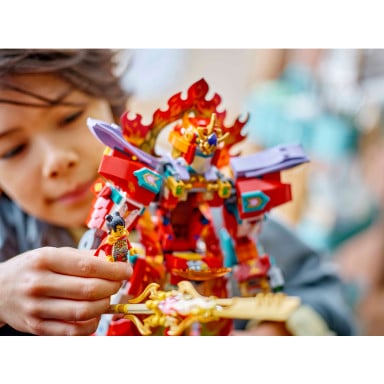 LEGO 80057 Monkie Kid Mech ognistego pierścienia Nezhy – zdjęcie