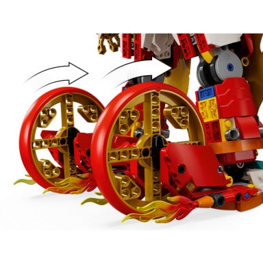 LEGO 80057 Monkie Kid Mech ognistego pierścienia Nezhy – zdjęcie
