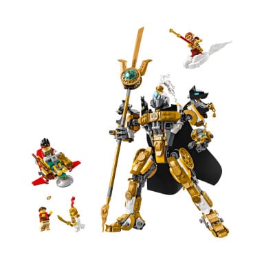 LEGO 80065 Monkie Kid Niebiański mech Erlanga – zdjęcie