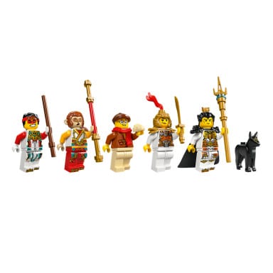LEGO 80065 Monkie Kid Niebiański mech Erlanga – zdjęcie