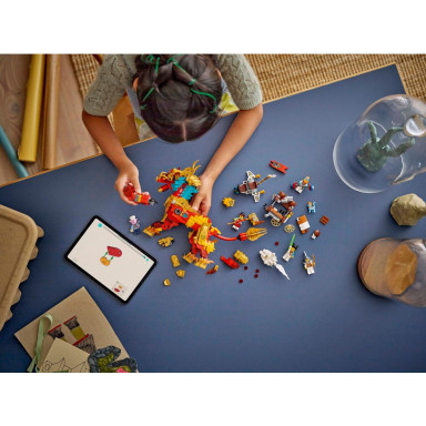 LEGO 80066 Monkie Kid Mityczne stworzenie Qilin – zdjęcie