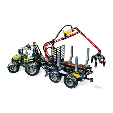 LEGO 8049 Technic Traktor z ładowarką kłód – zdjęcie