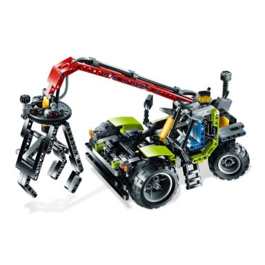 LEGO 8049 Technic Traktor z ładowarką kłód – zdjęcie