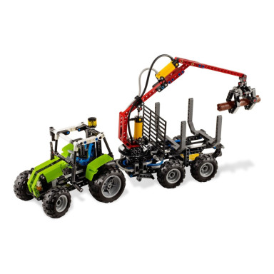 LEGO 8049 Technic Traktor z ładowarką kłód – zdjęcie