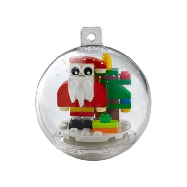 LEGO 854037 Świąteczna bombka z Mikołajem – zdjęcie